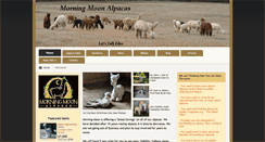 Desktop Screenshot of morningmoonalpacas.com